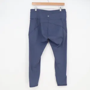 RBX Live Life Active Womens XL Blue High Waisted Pocket Cropped Leggings thumbnail 5