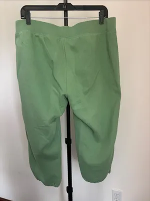 Motherhood Maternity Green Fleece Jogger Pants thumbnail 3