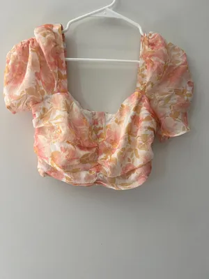 ShowPo size 4 crop top‎ White thumbnail 4