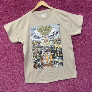 Green Day doookie On Tan T-Shirt XL thumbnail 3