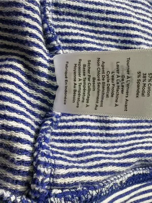 Talbots Blue and White Hooded Zip thumbnail 9