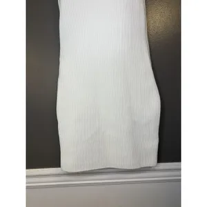 Princess Polly Dress Womens M/L White Ribbed Knit Bodycon Tank Mini Party thumbnail 3