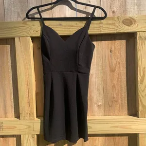 Charlotte Russe Black silver rhinestone‎ dress xs club part summer spring date hot sexy thumbnail 2