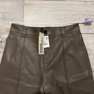 Zara Faux Leather Straight Leg Trousers thumbnail 2