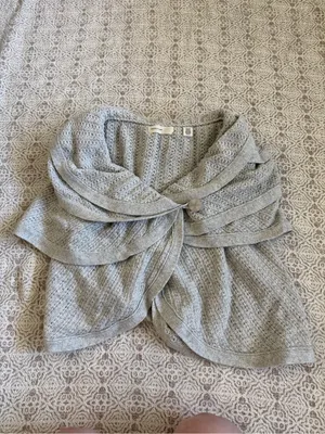 Sleeping On Snow Anthropologie Wool Capelet Sweater thumbnail 3