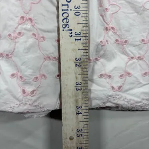 Roller Rabbit Target Pink White Eyelet Embroidery Drop Waist Sun Dress Small New thumbnail 3