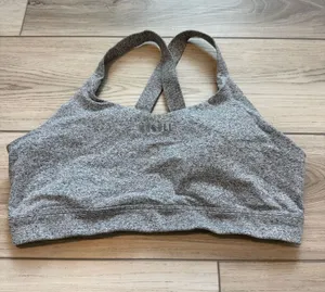 Nobull Women’s Plush Heather Cross-Back Sports Bra thumbnail 1