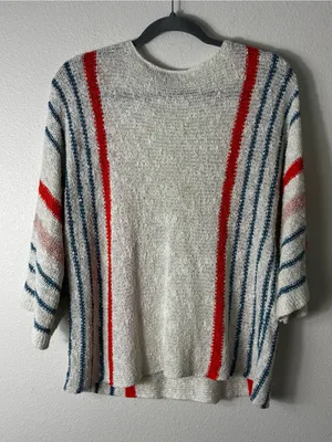 Dokotoo Womens Crewneck 3/4 Sleeve Knit Pullover Sweater Sz L thumbnail 6