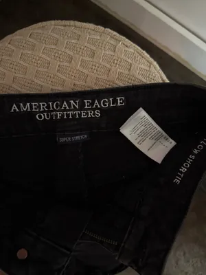 American Eagle Outfitters Black Denim Cutoff Shorts thumbnail 3