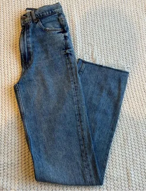 ZARA The 90s Full-Length Jeans Wide-Leg thumbnail 1