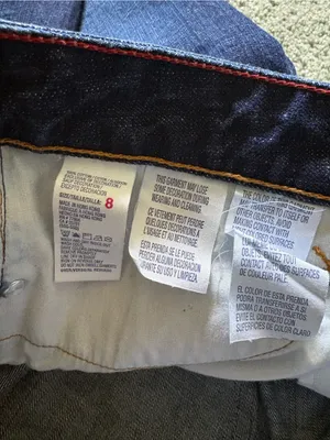 Tommy Hilfiger Low Rise Flare Jeans Womens Size 8 90s Y2K Lightly Distressed thumbnail 8