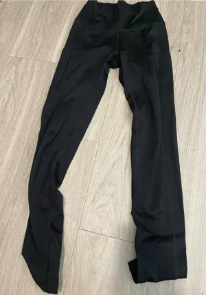 aerie Black High-Waist Leggings thumbnail 1