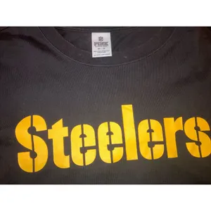 PINK Victoria Secret NFL Pittsburgh Steelers Black Long‎ Sleeve Shirt Women XS thumbnail 2