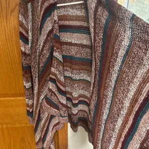 American Eagle Outfitters Multicolor Chevron Cardigan thumbnail 4