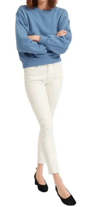 Everlane Bone The Mid Rise Skinny Crop Jeans Size‎ 23 thumbnail 1