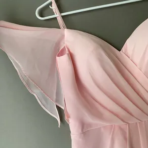 Hebeos‎ Ethereal Dainty Fairy Flowy Formal Bridesmaid Prom Maxi Dress Pink thumbnail 6