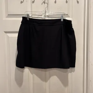 Tek Gear‎ DryTek Black Athletic Skort XL Drawstring Zip Pockets Built-in Shorts thumbnail 5