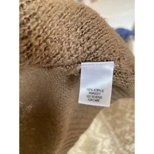 Sonoma Life Style Knit Cardigan Taupe Open Front Cozy Layering Neutral Cozy Soft thumbnail 6