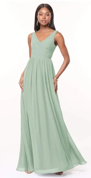 Bridesmaids Dress - Dusty Sage thumbnail 1