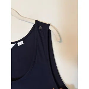 Seraphine Sleeveless Navy Blue Flowy Silk Like Maternity/nursing Dress Sz S NEW thumbnail 11