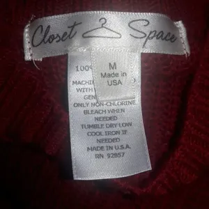 Nordstrom Closet Space Tie Side Slit Knit Sweater Tank Top M v6x thumbnail 6