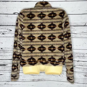 Aeropostale NWT M Aztec Southwestern 1/2 Zip Sherpa Pullover Sweatshirt Jacket thumbnail 3