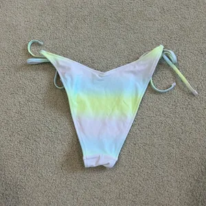 NWT Aerie Cheeky Low-Rise Bikini Bottoms Pastel Tie Dye Swimsuit Beach Size S thumbnail 4