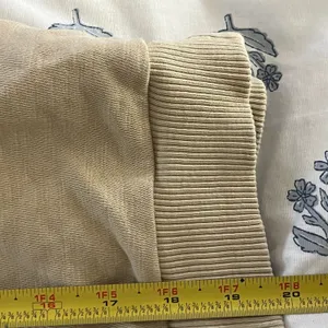 Pilcro Chambray Stripe Flutter Sleeve Sweatshirt‎ Tee Women Small thumbnail 8