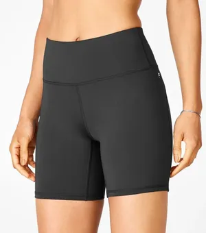 Fabletics High-Waisted UltraCool Shorts Black High Rise Biker Shorts Small thumbnail 1