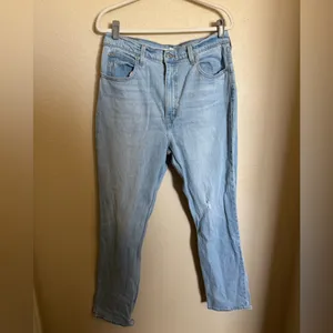 Levi's 70s high slim straight light jeans size‎ 32 light wash thumbnail 4