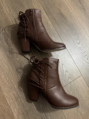 Brown Booties Size 6.5 thumbnail 4