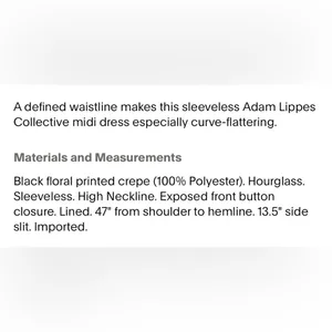 Adam Lippes floral sleeveless midi dress black 8 wedding guest thumbnail 8