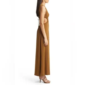 SIGNIFICANT OTHER‎ Ingrid Cutout Waist Jersey Maxi Dress Womens Size 10 thumbnail 5