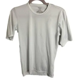 PATAGONIA capaliene silkweight white athletic top thumbnail 1