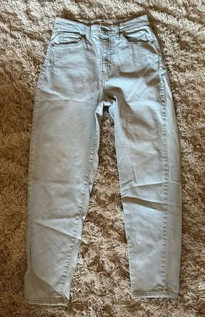 Levi’s high waisted taper jeans 26 light wash thumbnail 1