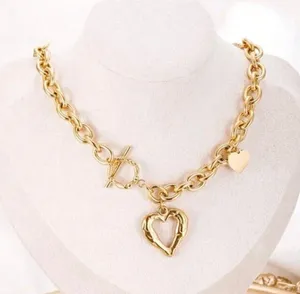 Stainless Steel Necklace Gold thumbnail 1