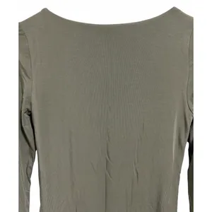 Wilfred Aritzia Lydia Ruched Mini Bodycon Dress‎ Sage Green Women's Size Small thumbnail 4