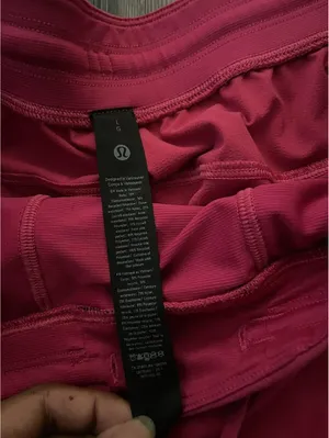 Lululemon License to Train High Rise Short Lip Gloss Pink L thumbnail 2