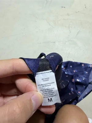 Parade Navy Floral Satin Cami pajama Top medium thumbnail 5