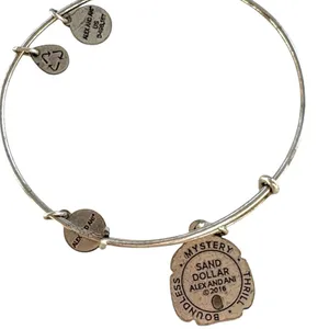 ALEX AND ANI Sand Dollar Bracelet Silver thumbnail 3