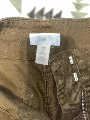 H&M Pants Cargo Green thumbnail 2