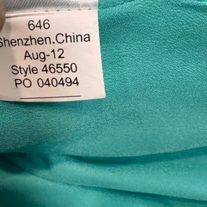 Lilly‎ Pulitzer Helene Lace Sheath Dress V Neck 3/4 Sleeve Turquoise Size 0 thumbnail 7