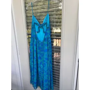 NWT Hello Molly Fresh Nectar Midi Dress Blue Size XL (14) thumbnail 13