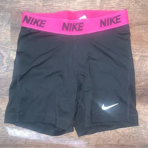 Nike Pro Shorts Pink/Black Women’s Size Small thumbnail 1