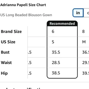 Adrianna Papell Long Beaded Blouson Gown 6 thumbnail 5