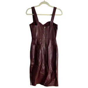 French Connection Crolenda Faux Leather Dress thumbnail 4
