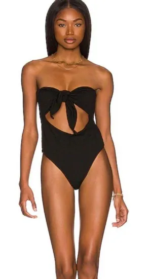 Lovers and friends Maira One Piece in Black swimsuit thumbnail 1