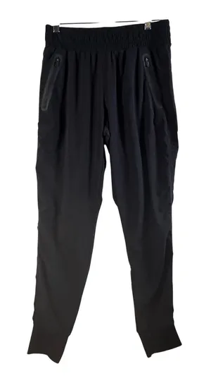Zella Black Athletic Jogger Pants Zip Pockets Elastic Waist Size‎ S thumbnail 1