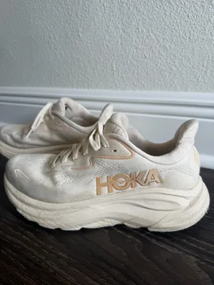 Hoka Clifton 10 Running Shoes Cream thumbnail 4