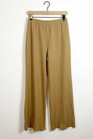 Reformation Agalia Pant Medium Tan Swirl Textured thumbnail 3